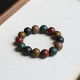 【Holistic】 HERBAL SCENT Five Elements "Tianzi" Incense Bracelet - 14mm Pet-Friendly Balance