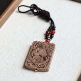 【Auspicious】 HERBAL SCENT Black Ginseng & Lychee Phoenix Pendant - Heritage Wellness Decor