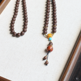 【Energetic】Herbal Scent Black Ginseng & Lychee Fatigue-Relieving Lacquer Long Necklace