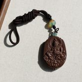 【Wealth】Herbal Scent Rose & Red Ginseng God of Wealth Incense Pendant