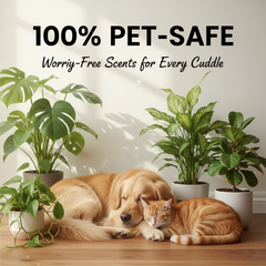 【Holistic】 HERBAL SCENT Five Elements "Tianzi" Incense Bracelet - 14mm Pet-Friendly Balance