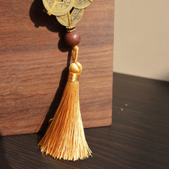 【Vitalizing】Herbal Scent Wealth-Attracting Vitality Car Charm - Ginseng Angelica Gourd & Five Emperor Coins