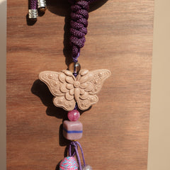 【Lavish】Herbal Scent Purple Butterfly Aromatic Pendant - Jasmine Infused for Calm & Relaxation