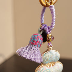 【Enchanting】Herbal Scent Rose-Scented Fortune-Attracting Purple Gourd Bag Charm