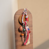 【Ethnic】Herbal Scent Red Tibetan-Style Bag Charm with Lavender Accent