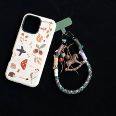 【Lucky Horse】 HERBAL SCENT "Goose Pear" Hand-Braided Scented Phone Strap - Ancient Wellness Accessory