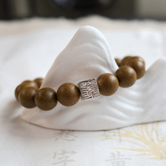 【Caring】Herbal Scent Ginseng & Sweet Osmanthus Womb-Warming & Stomach-Nourishing Beaded Bracelet 12mm