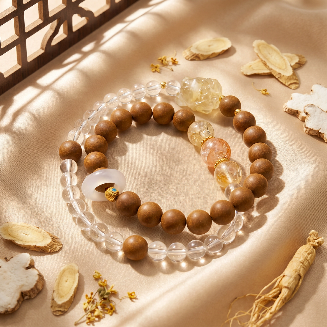 Exhausted by Daily Mental Chatter? How Botanical Osmanthus & Lavender Bracelets Quiet Your Mind