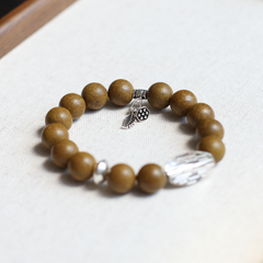 【Toasty】Herbal Scent Ginseng & Sweet Osmanthus Womb-Warming & Stomach-Nourishing Bracelet 12mm