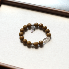 【Toasty】Herbal Scent Ginseng & Sweet Osmanthus Womb-Warming & Stomach-Nourishing Bracelet 12mm