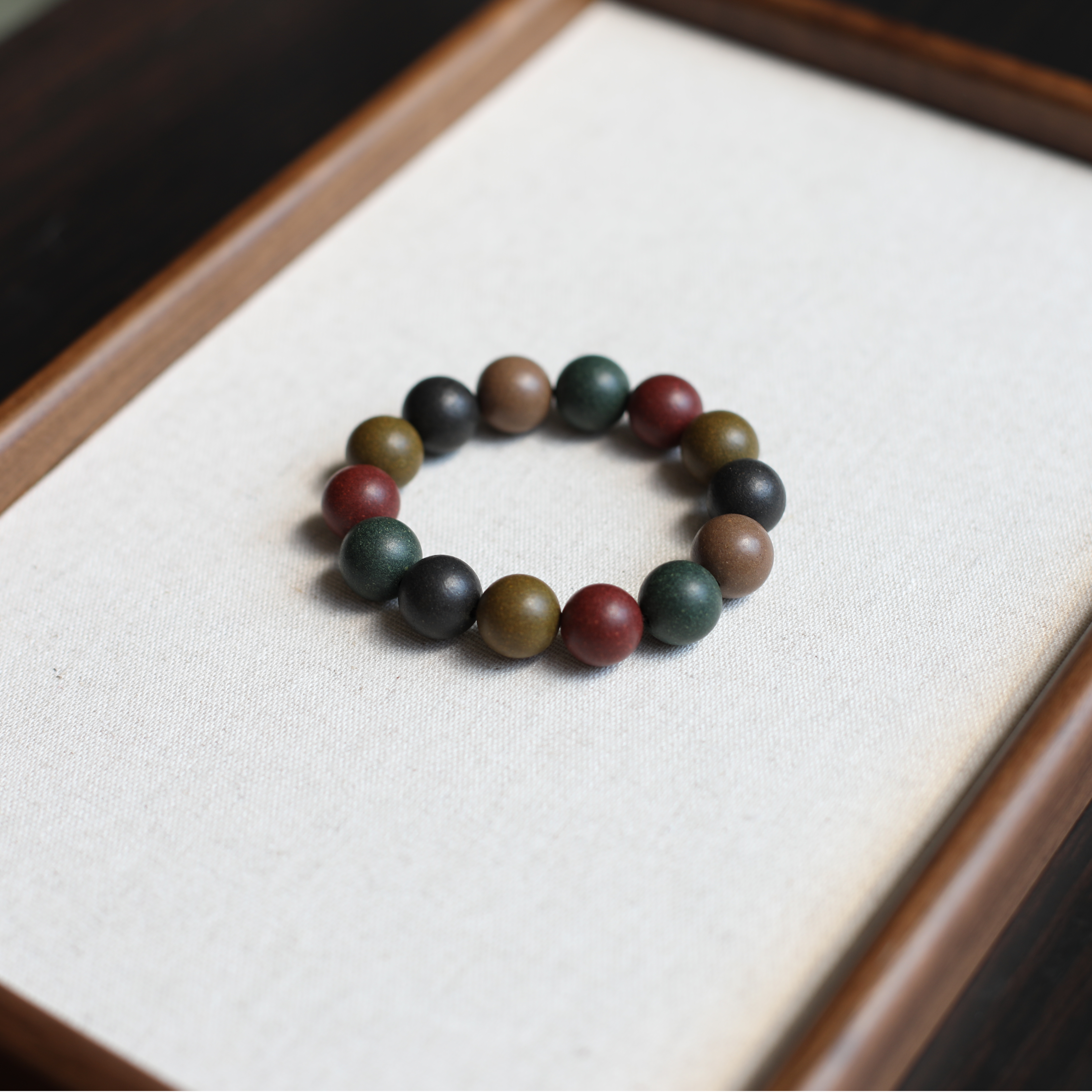 【Holistic】Herbal Scent Five Elements Tianzi Incense Balance  Bracelet 14mm