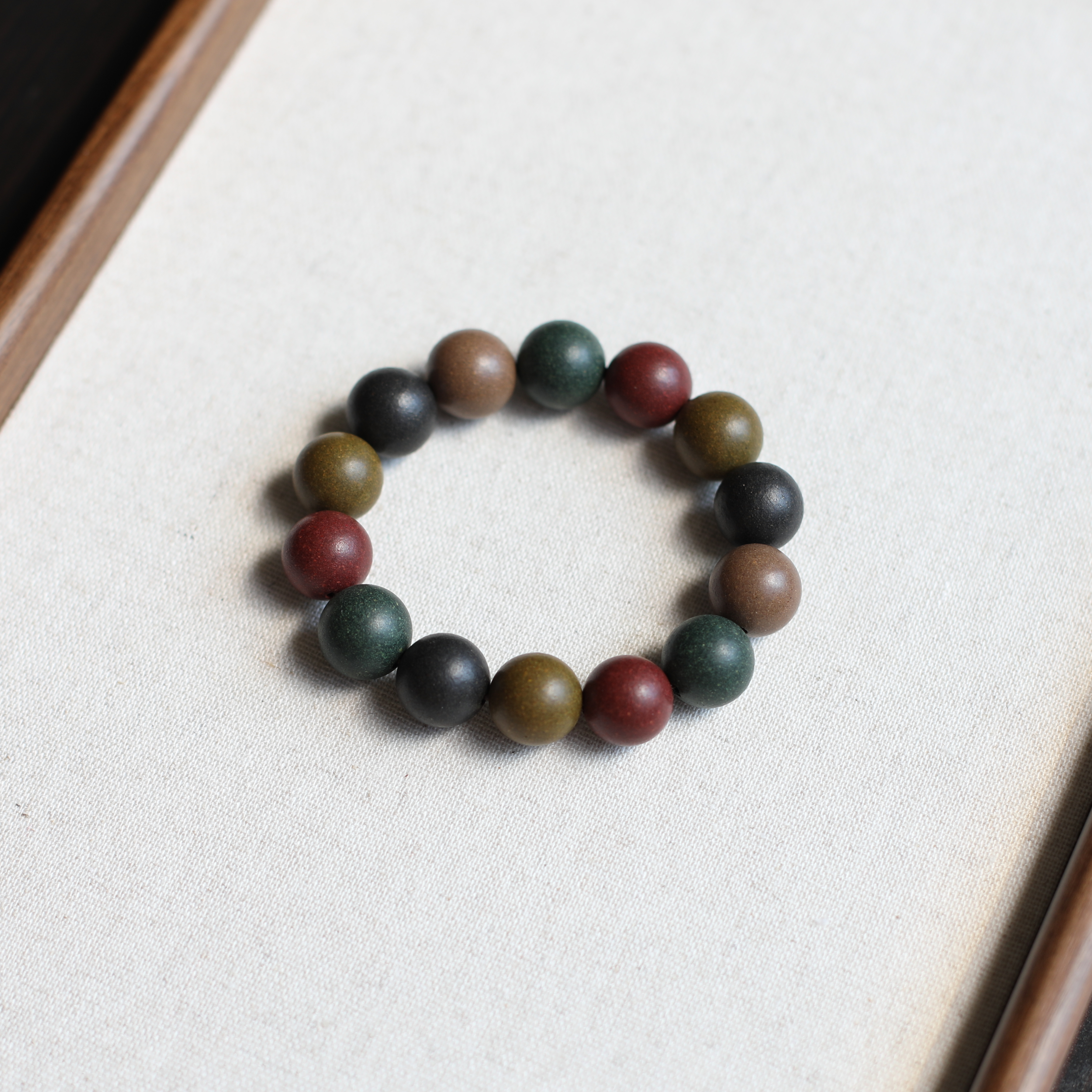 【Holistic】Herbal Scent Five Elements Tianzi Incense Balance  Bracelet 14mm