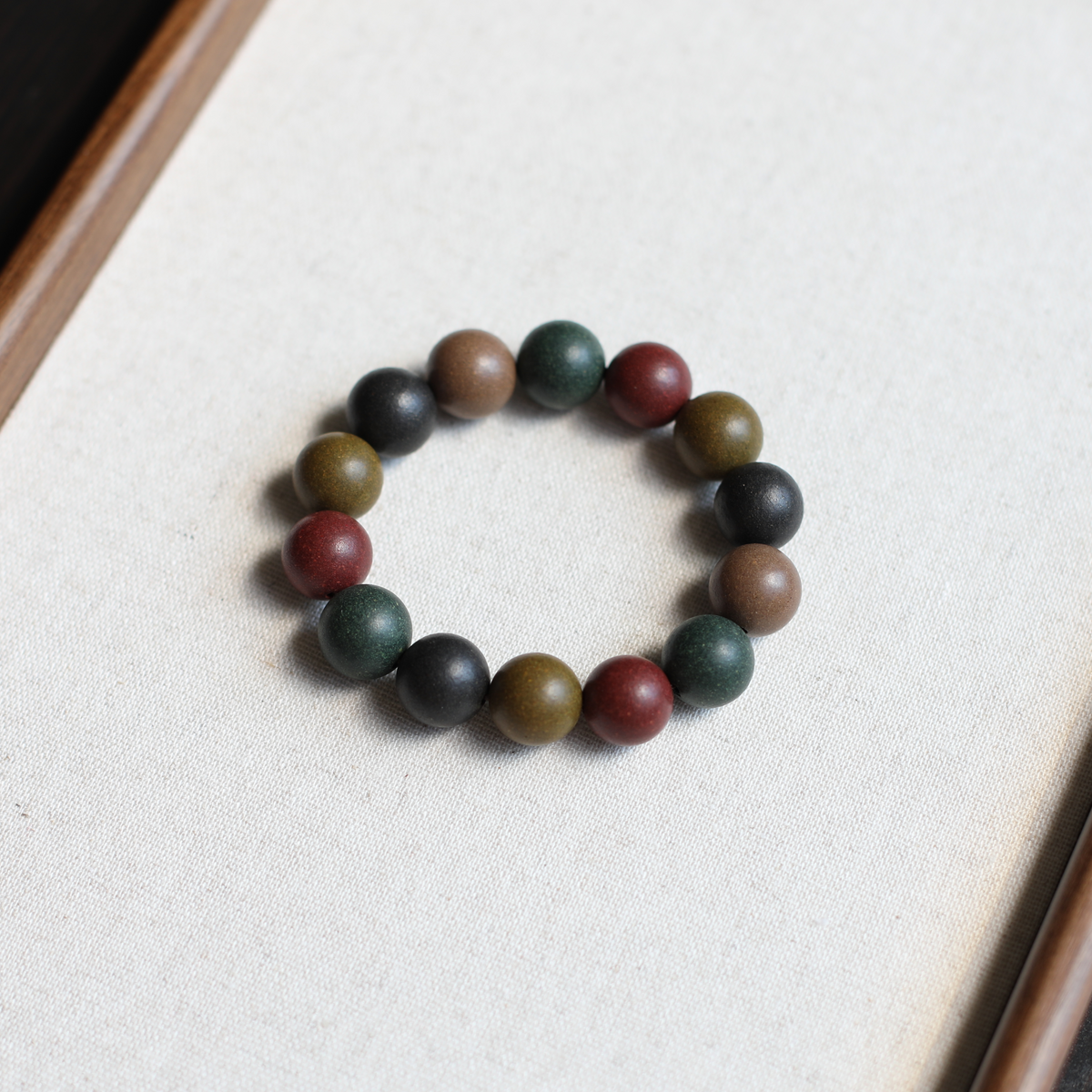 【Holistic】Herbal Scent Five Elements Tianzi Incense Balance  Bracelet 14mm