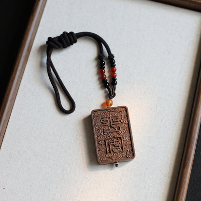 Herbal Scent Pagoda Tree Flower and Tangerine Peel Peace Incense Pendant — photo 6