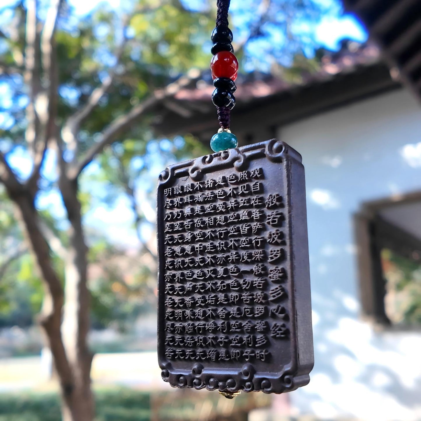 【Heart Sutra】 HERBAL SCENT Handcrafted Botanical Incense Tag - Pet-Friendly & Mindfulness Decor