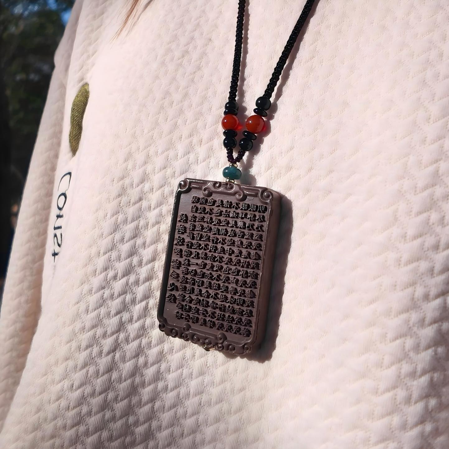 【Heart Sutra】 HERBAL SCENT Handcrafted Botanical Incense Tag - Pet-Friendly & Mindfulness Decor