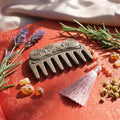 HERBAL SCENT Handcrafted Botanical Hair Comb - Hair Wellness & Calming Renewal