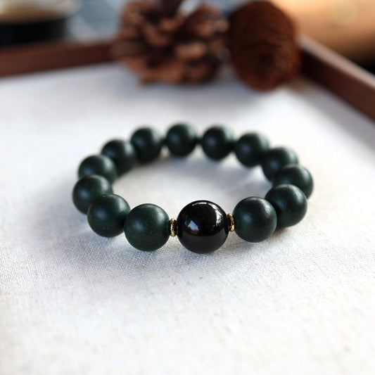 【Breathing】 HERBAL SCENT Chamomile & Forsythia Botanical Bracelet - Pet-Friendly & Cooling