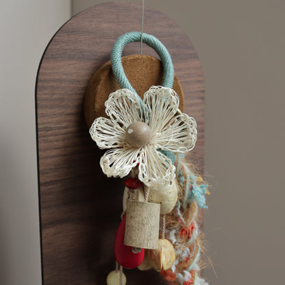 Herbal Scent Natural Shell & Wood Bag Charm - Figwort Infused for Irritation Relief — photo 3