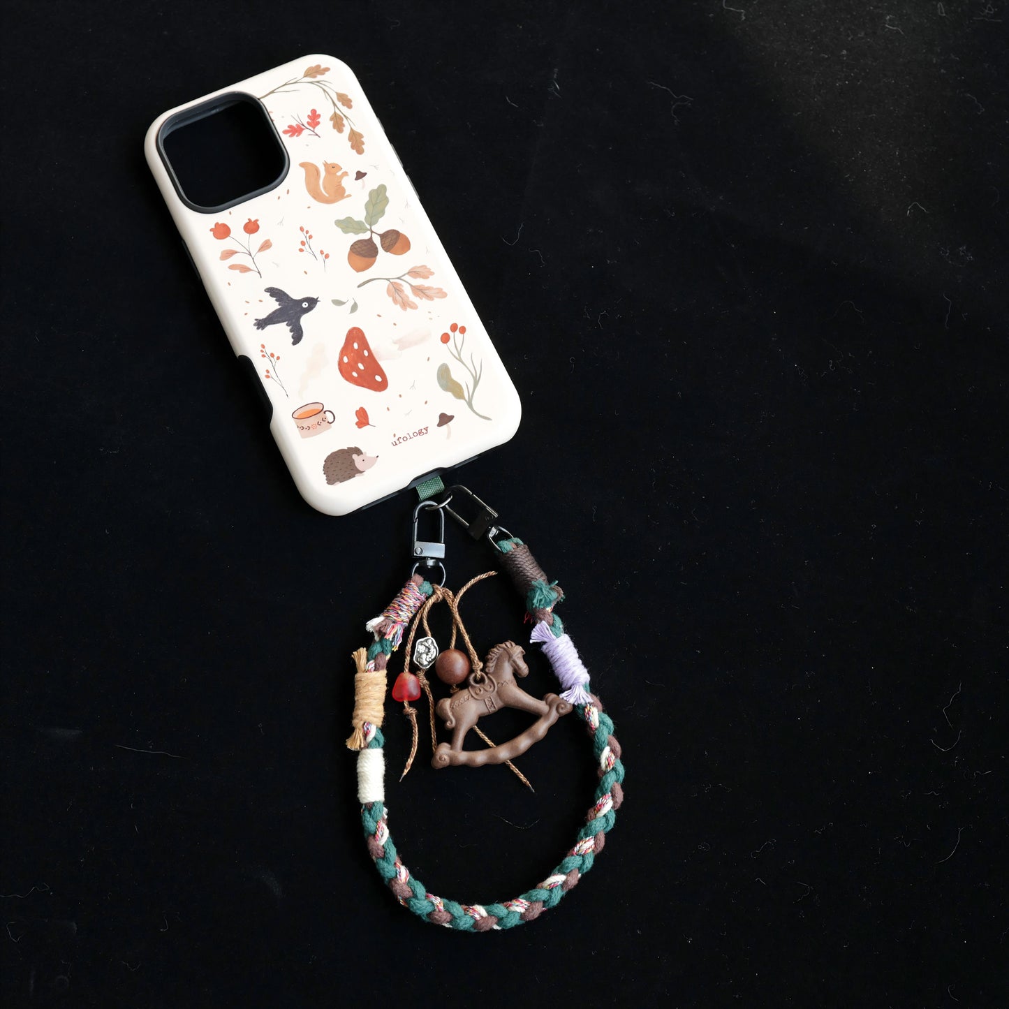 HERBAL SCENT "Goose Pear" Hand-Braided Scented Phone Strap - Ancient Wellness Accessory — photo 2