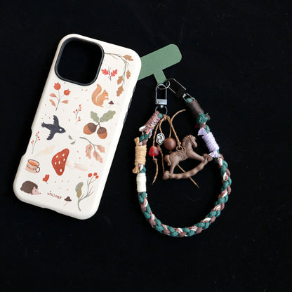HERBAL SCENT "Goose Pear" Hand-Braided Scented Phone Strap - Ancient Wellness Accessory — photo 3