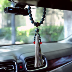 【Halcyon】HERBAL SCENT Handcrafted Botanical Car Charm - Pet-Friendly & Lotus-Scented Mind Clarity