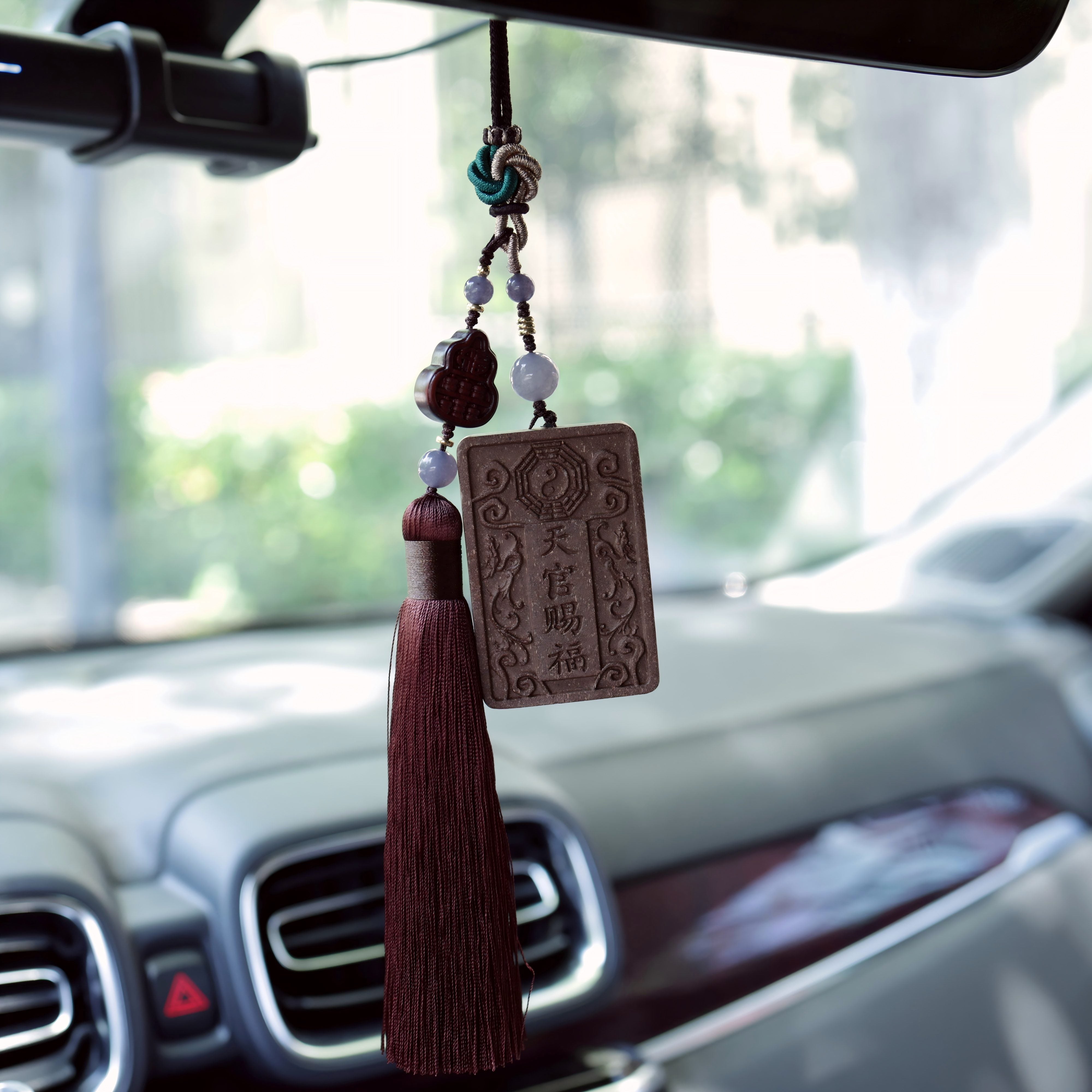 【Celestial】 HERBAL SCENT Handcrafted Botanical Car Charm - Pet-Friendly & Qi-Reviving Drive