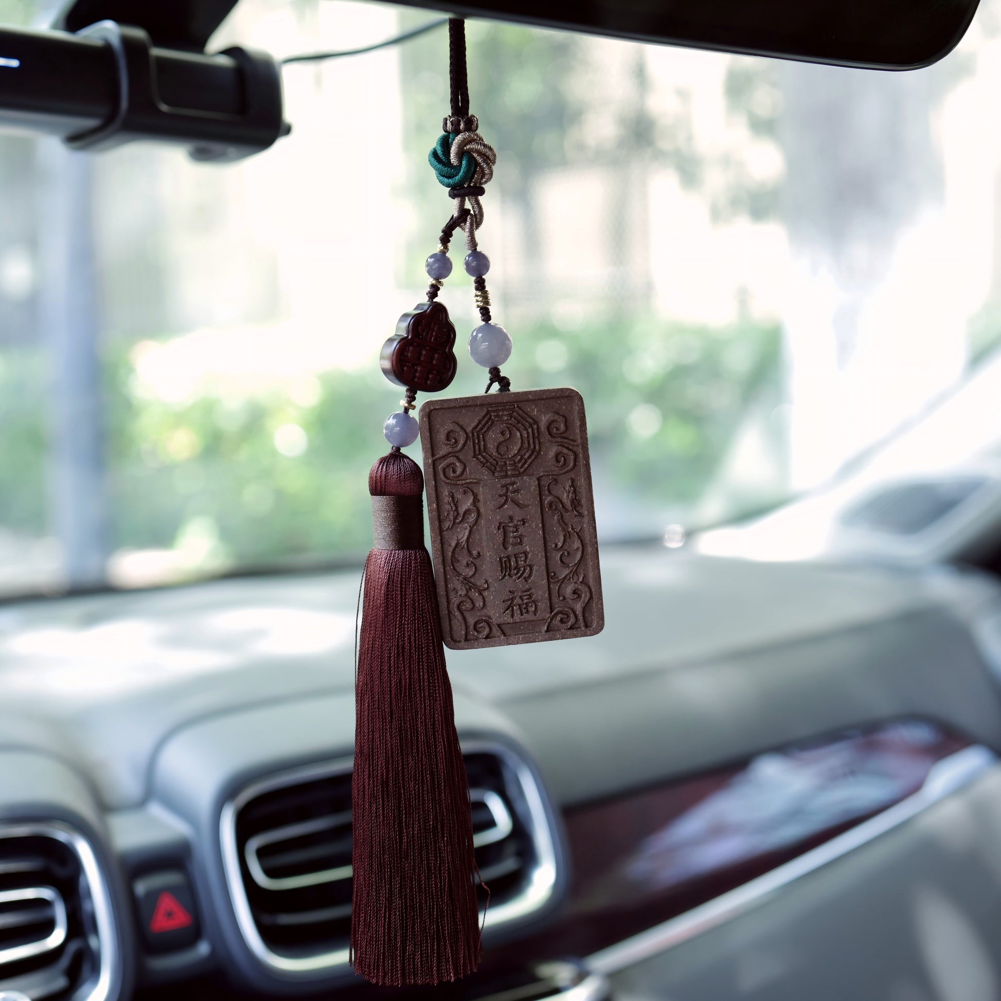 HERBAL SCENT Handcrafted Botanical Car Charm - Pet-Friendly & Qi-Reviving Drive — photo 4