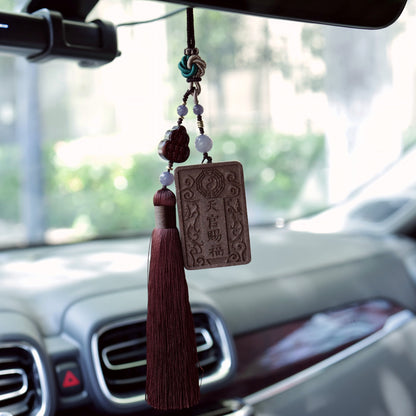 HERBAL SCENT Handcrafted Botanical Car Charm - Pet-Friendly & Qi-Reviving Drive — photo 4