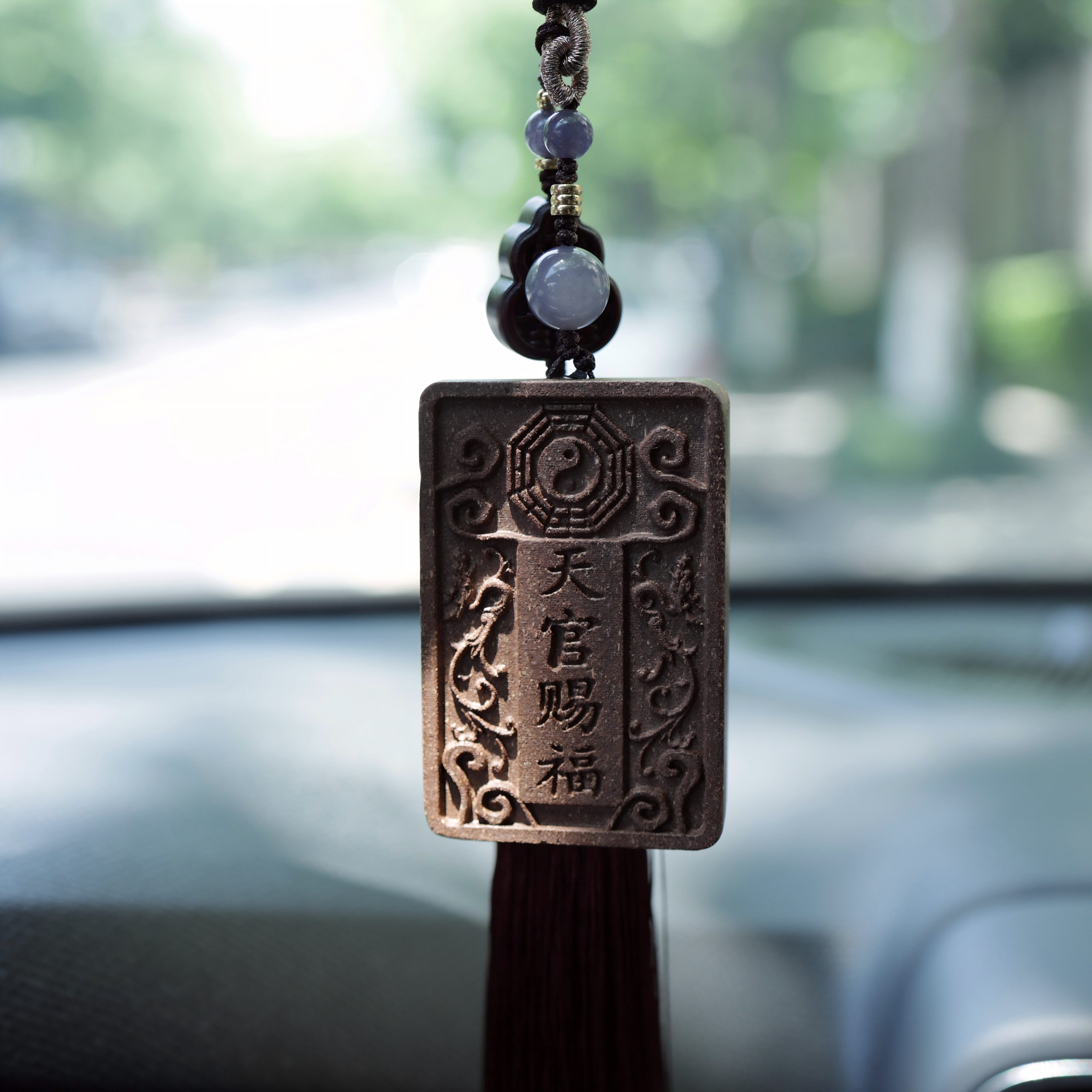 【Celestial】 HERBAL SCENT Handcrafted Botanical Car Charm - Pet-Friendly & Qi-Reviving Drive