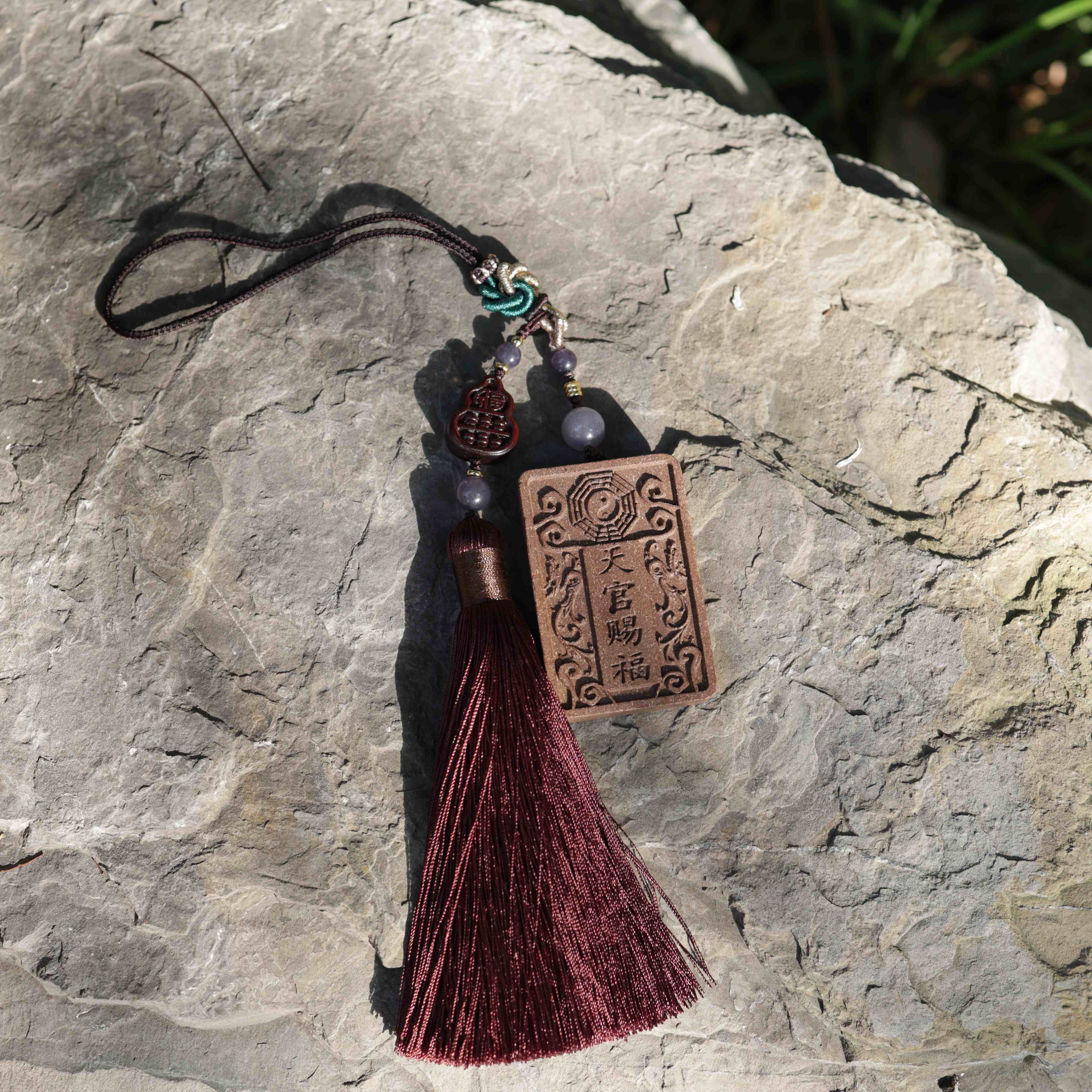 【Celestial】 HERBAL SCENT Handcrafted Botanical Car Charm - Pet-Friendly & Qi-Reviving Drive