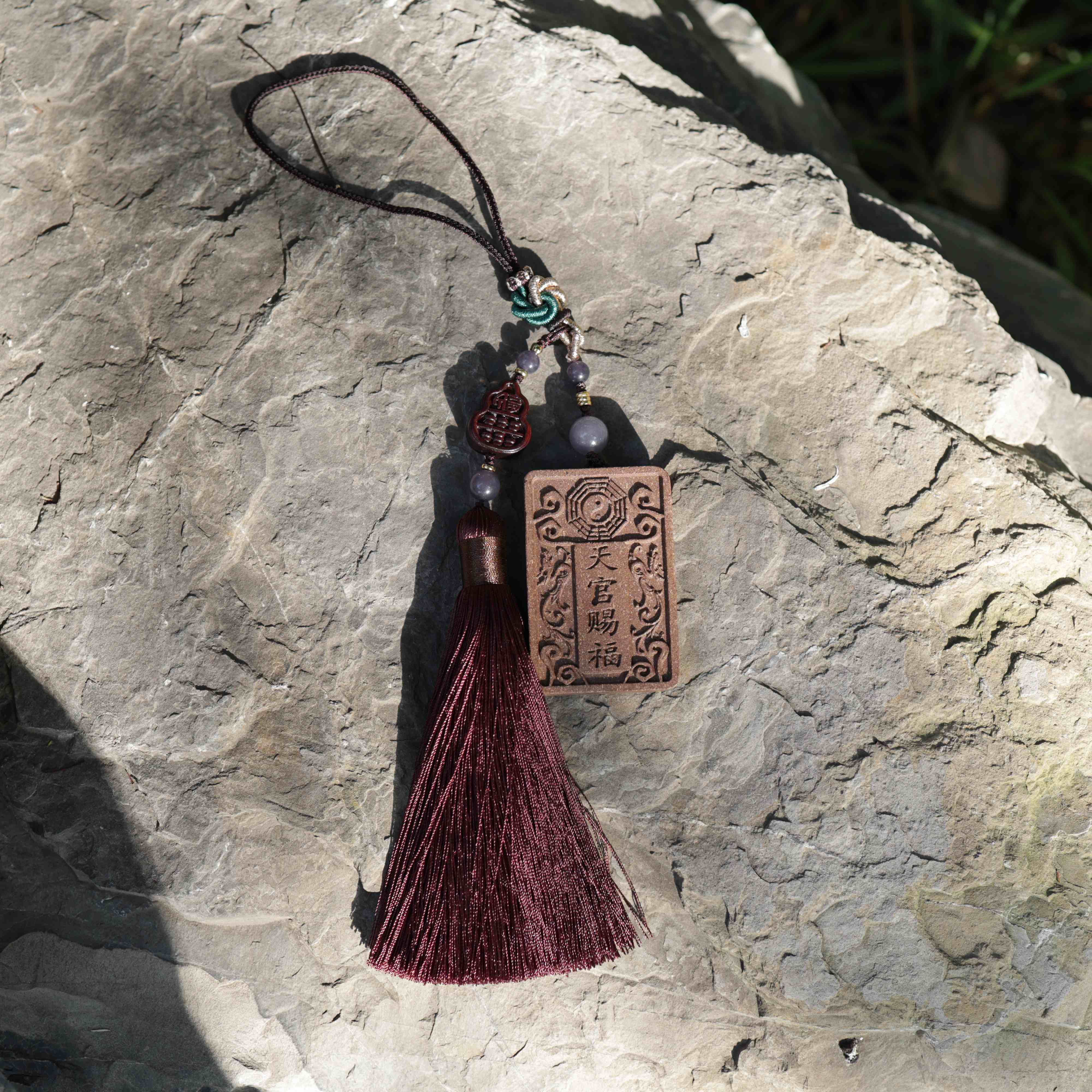 【Celestial】 HERBAL SCENT Handcrafted Botanical Car Charm - Pet-Friendly & Qi-Reviving Drive