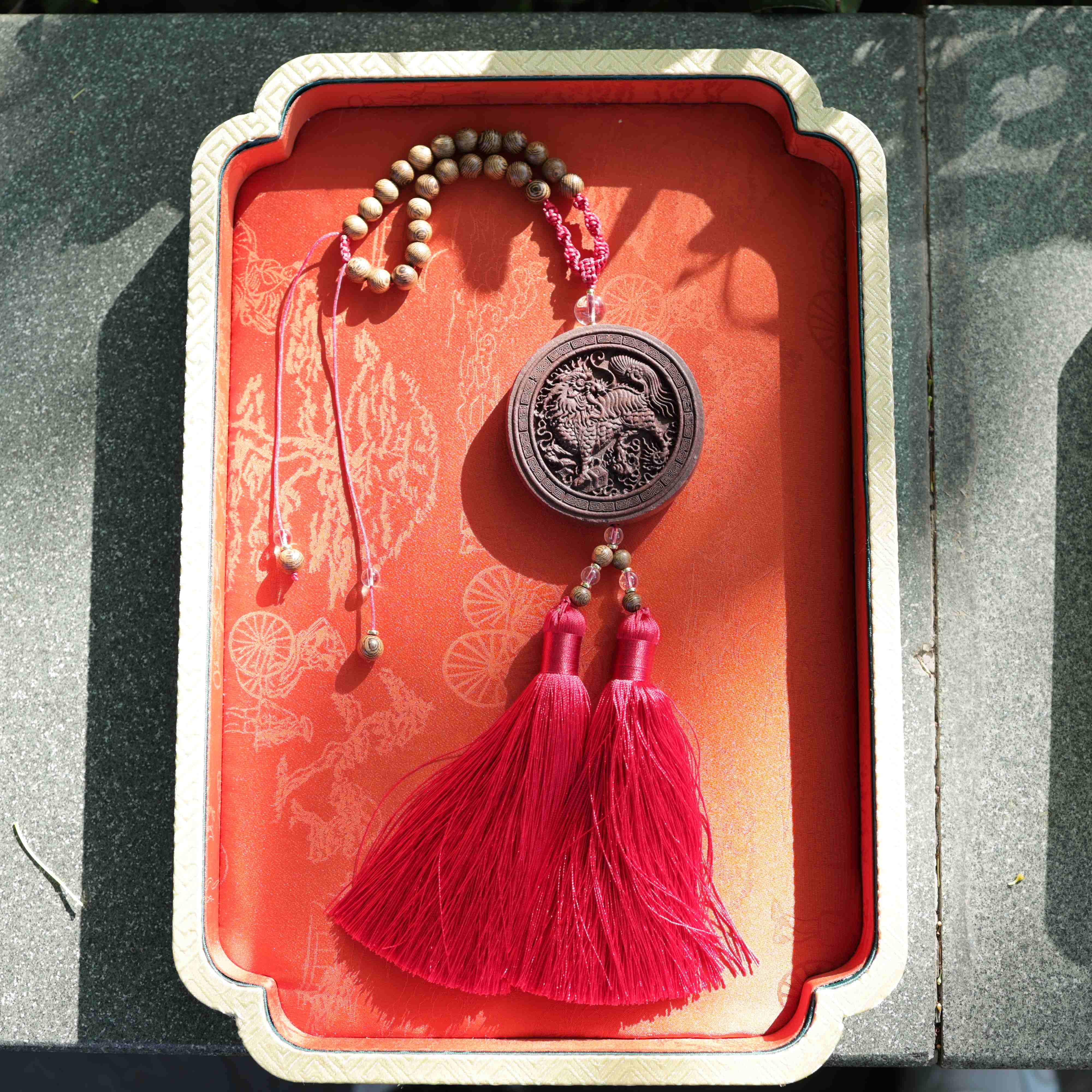 【Ardent】HERBAL SCENT Handcrafted Botanical Car Charm - Pet-Friendly & Yang-Warming Drive