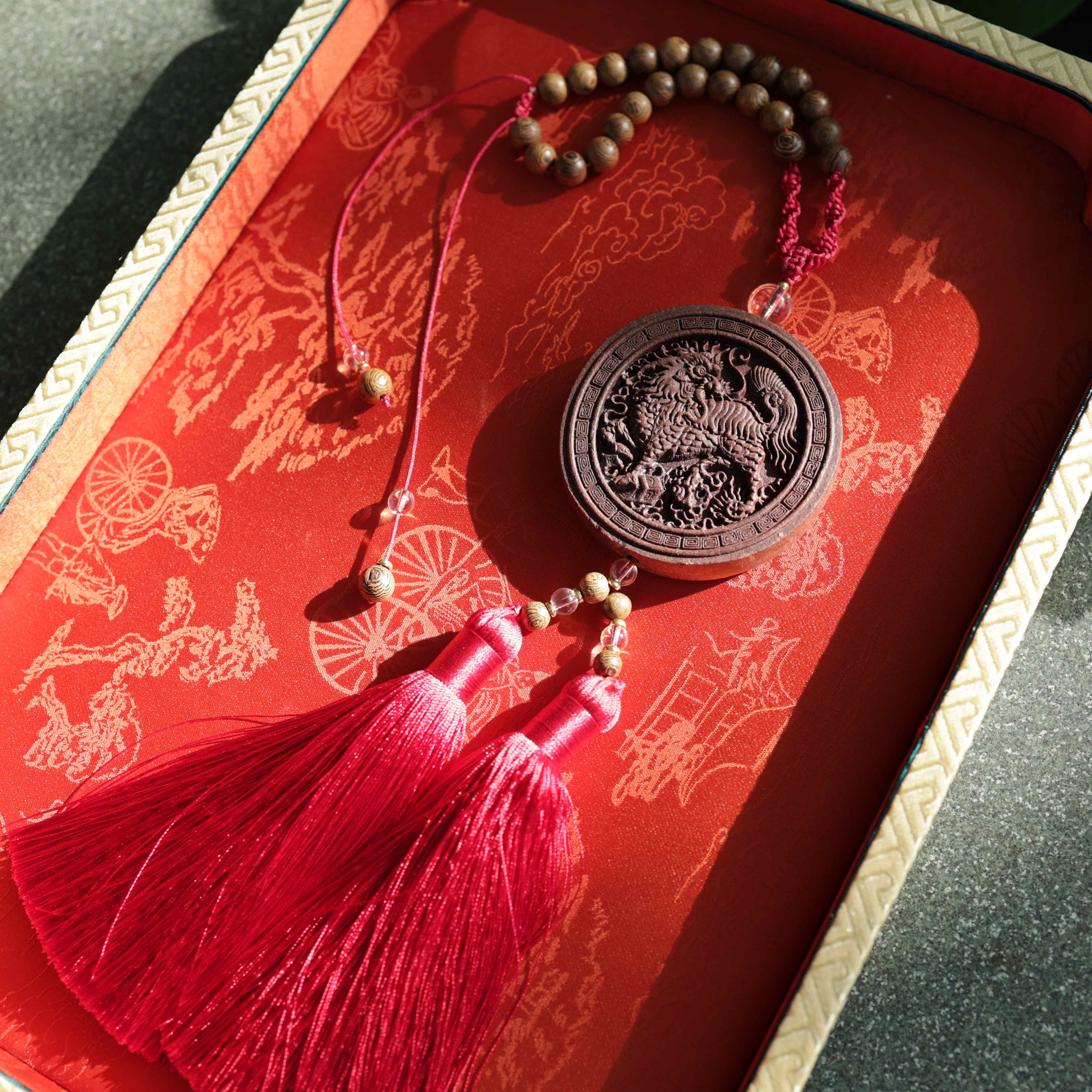 【Ardent】HERBAL SCENT Handcrafted Botanical Car Charm - Pet-Friendly & Yang-Warming Drive
