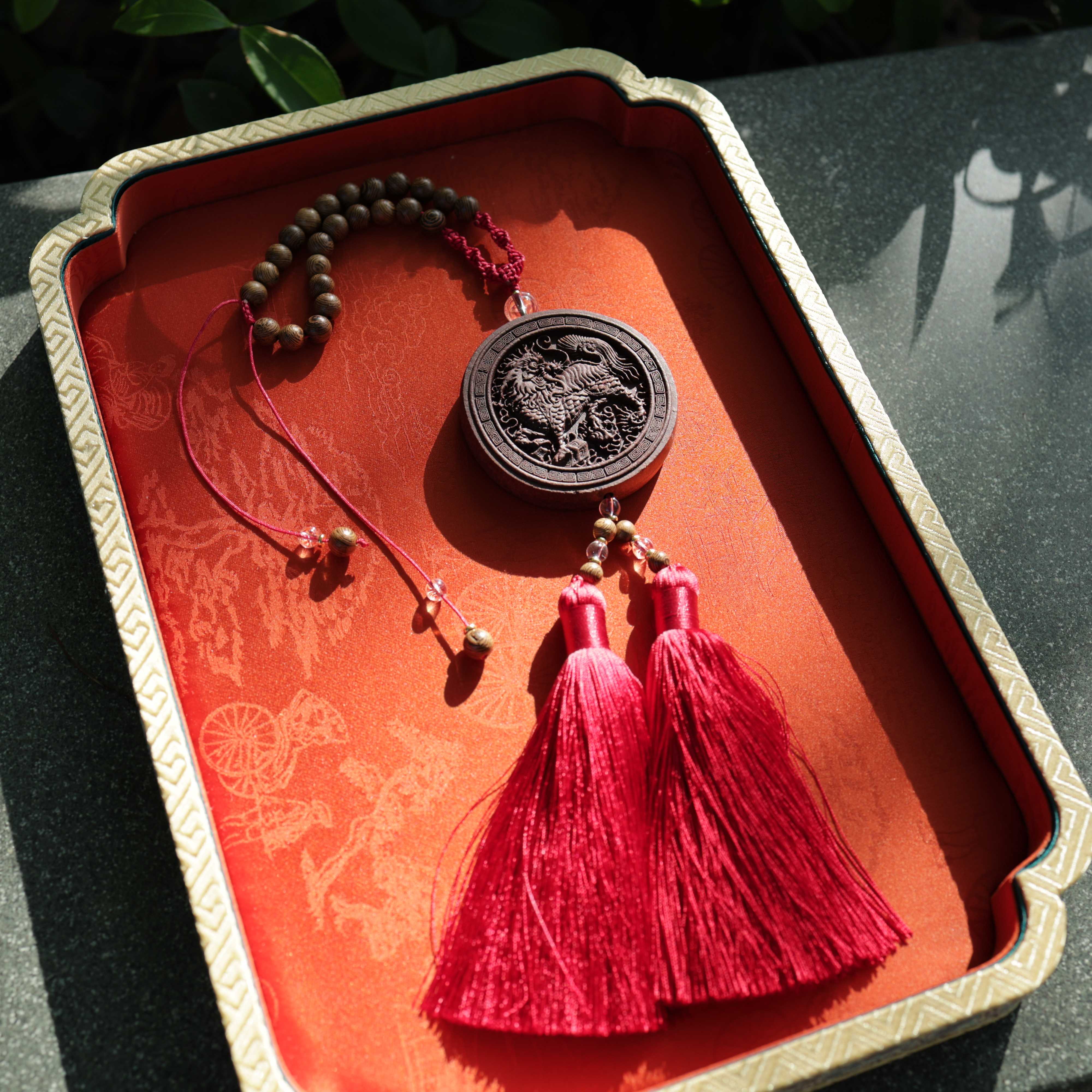 【Ardent】HERBAL SCENT Handcrafted Botanical Car Charm - Pet-Friendly & Yang-Warming Drive