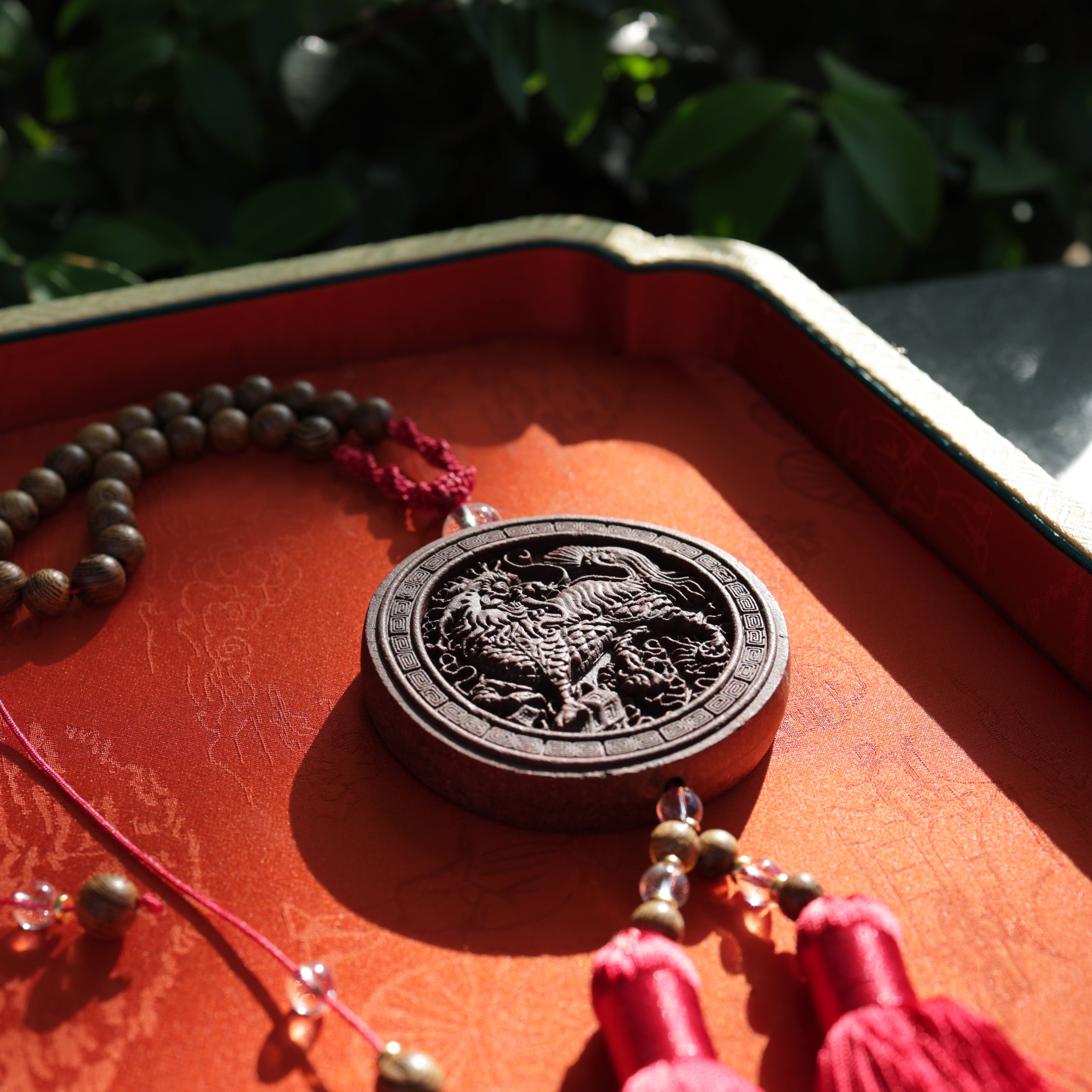 【Ardent】HERBAL SCENT Handcrafted Botanical Car Charm - Pet-Friendly & Yang-Warming Drive