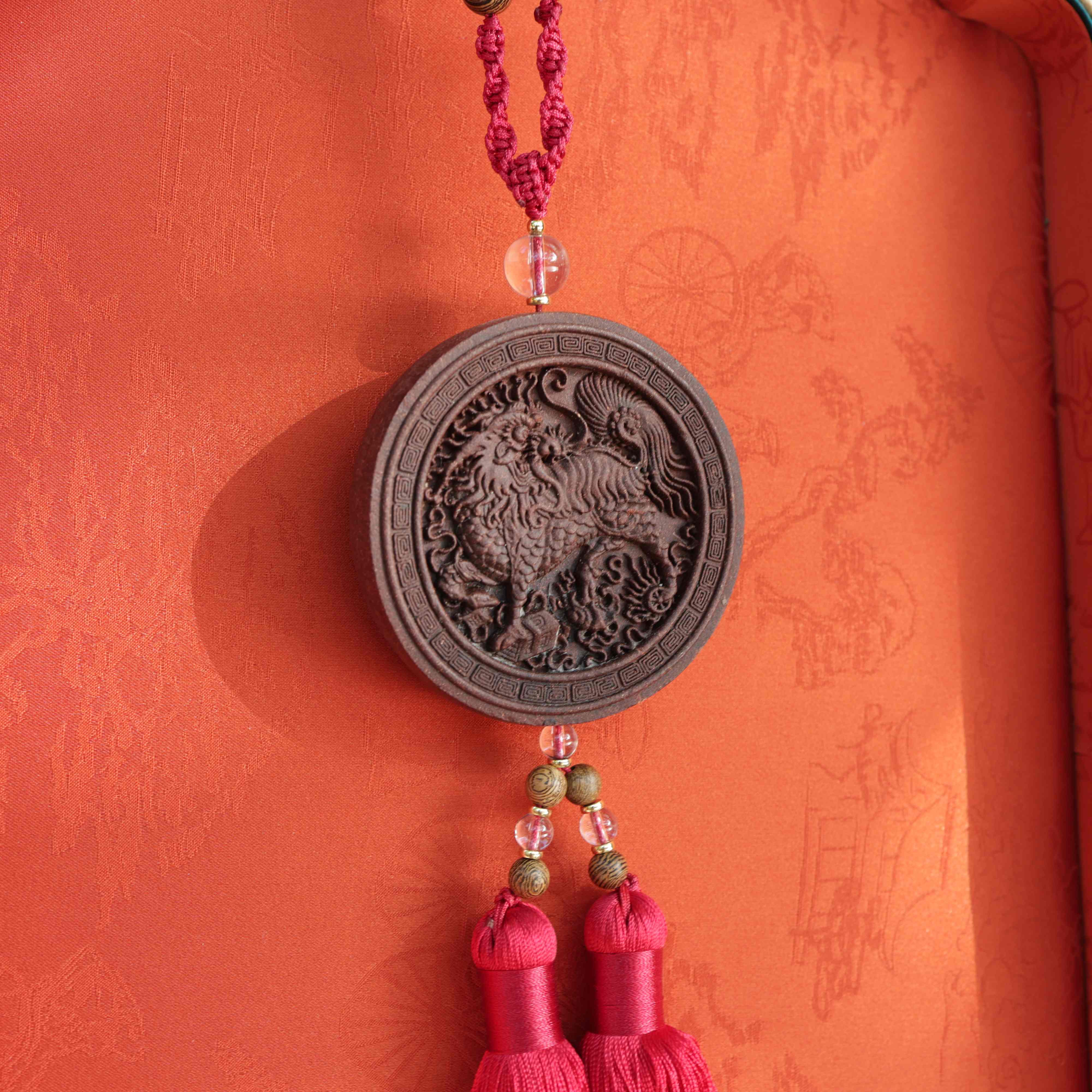【Ardent】HERBAL SCENT Handcrafted Botanical Car Charm - Pet-Friendly & Yang-Warming Drive