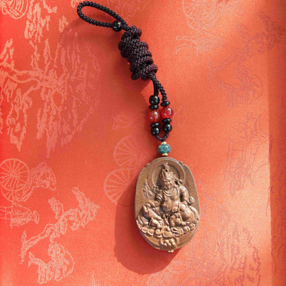 Herbal Scent Rose & Red Ginseng God of Wealth Incense Pendant — photo 6
