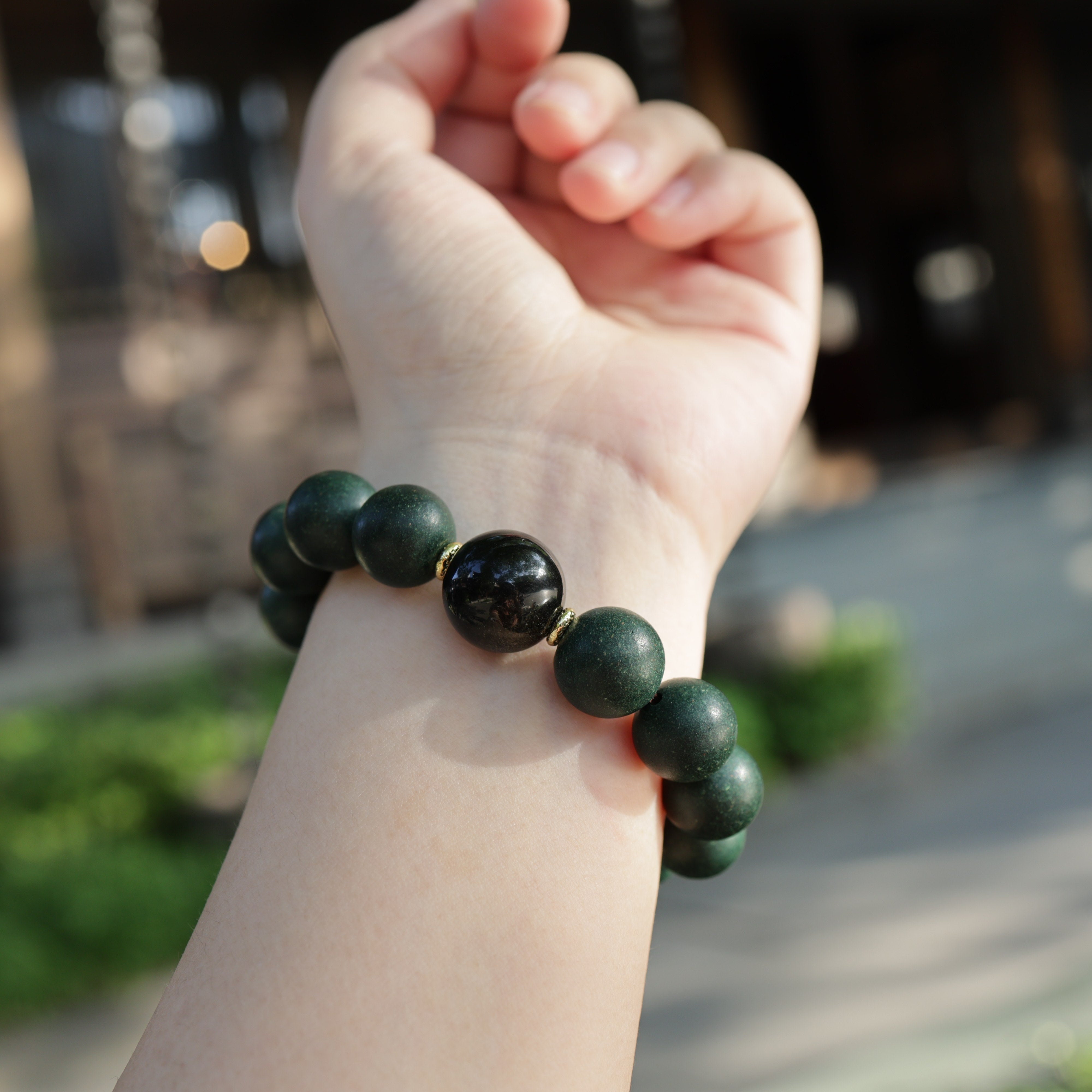 【Breathing】 HERBAL SCENT Chamomile & Forsythia Botanical Bracelet - Pet-Friendly & Cooling