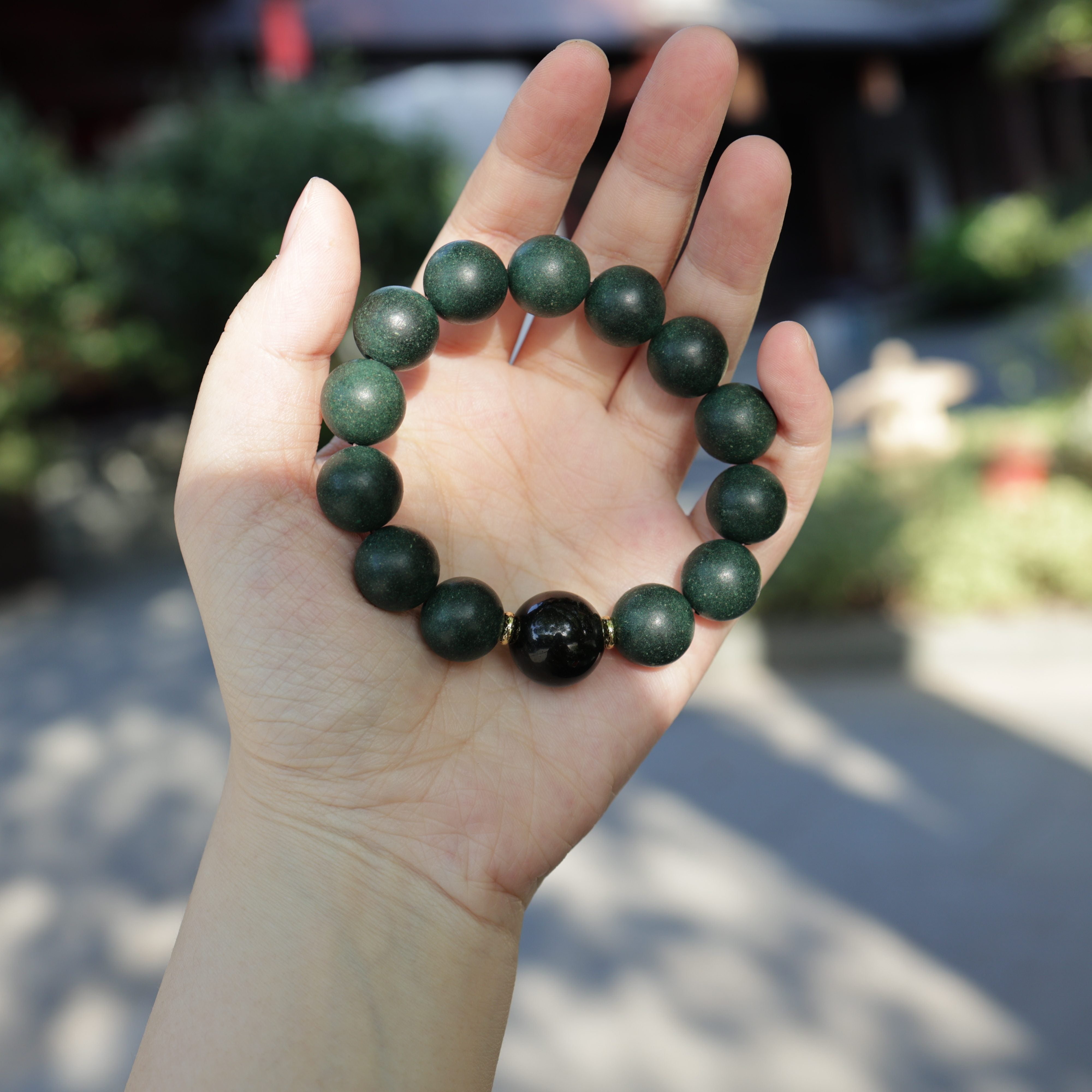 【Breathing】 HERBAL SCENT Chamomile & Forsythia Botanical Bracelet - Pet-Friendly & Cooling
