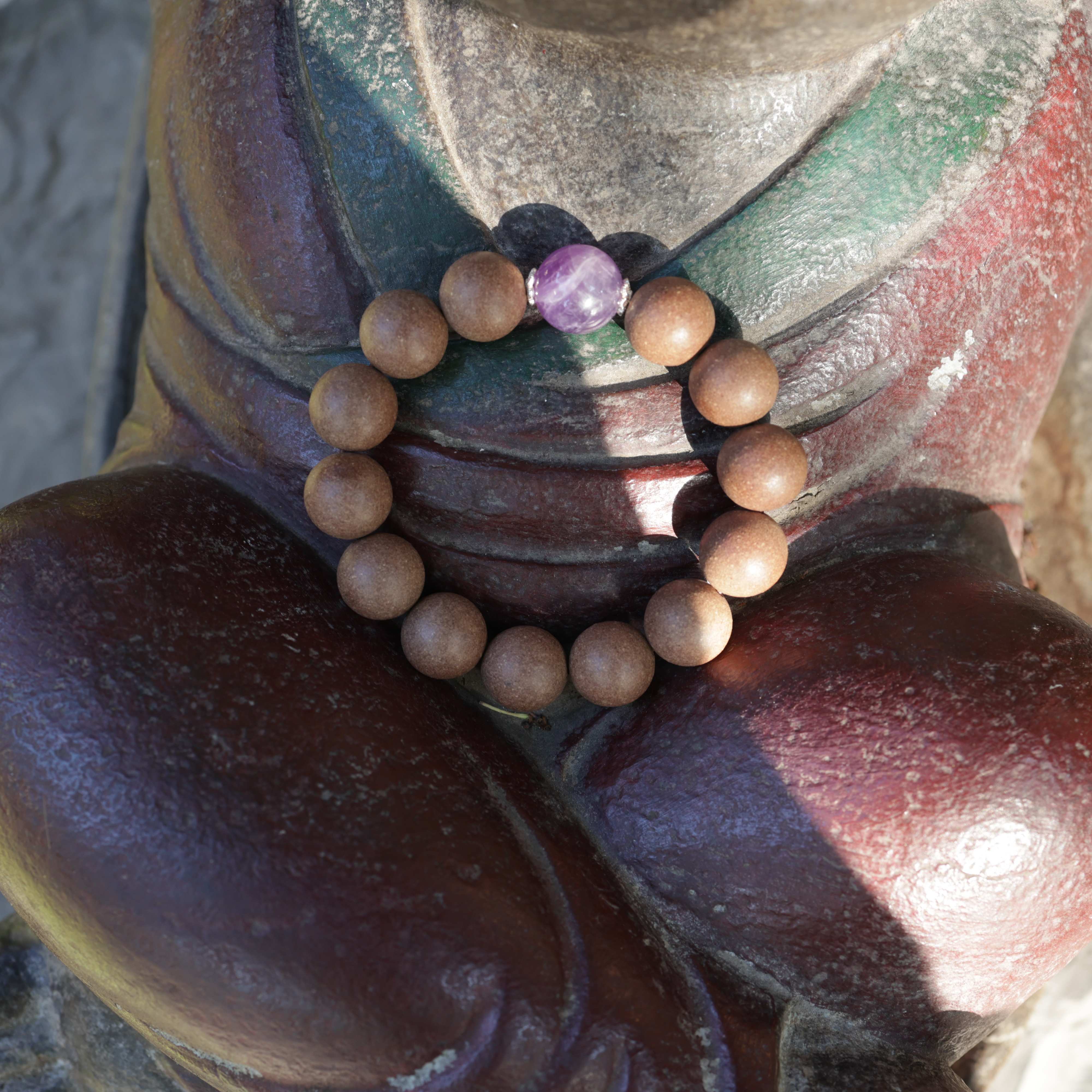 【Reverie】HERBAL SCENT Handcrafted Botanical Bracelet - Agarwood & Pear Calming Heritage Blend 16mm