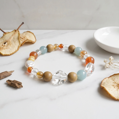 【Nocturne】HERBAL SCENT Handcrafted Botanical Bracelet - Pet-Friendly & Restful Relaxation