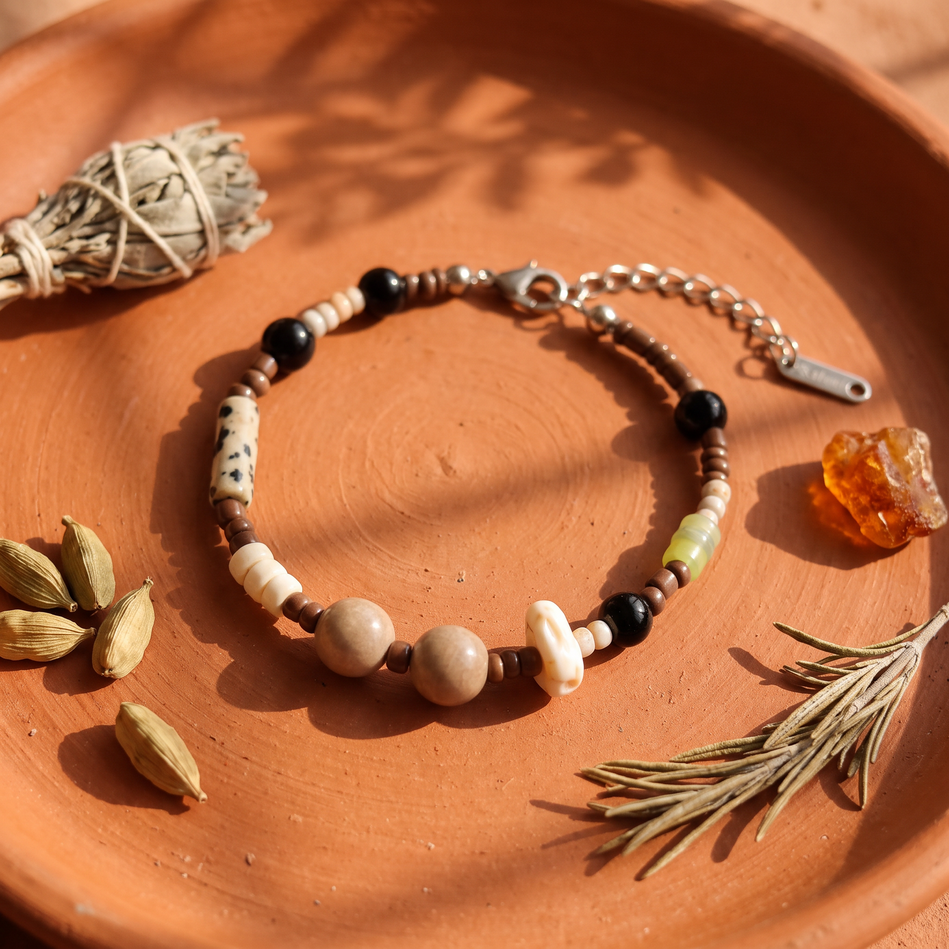 【Lucid】Herbal Scent Calming Ceramic Bracelet | August Complimentary Gift