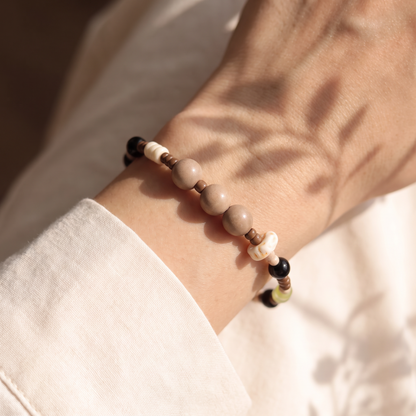 【Lucid】Herbal Scent Calming Ceramic Bracelet | August Complimentary Gift