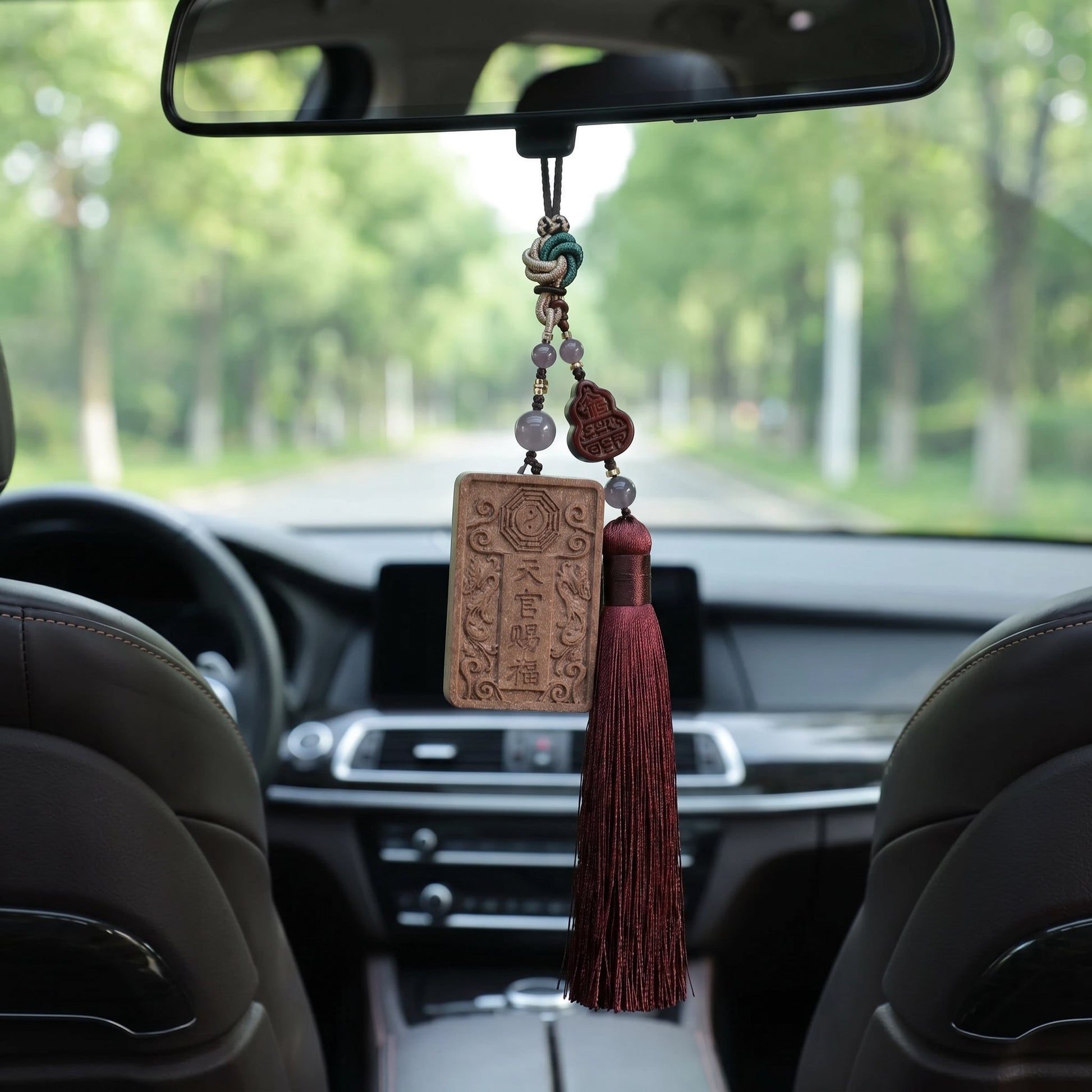 HERBAL SCENT Handcrafted Botanical Car Charm - Pet-Friendly & Qi-Reviving Drive — photo 9