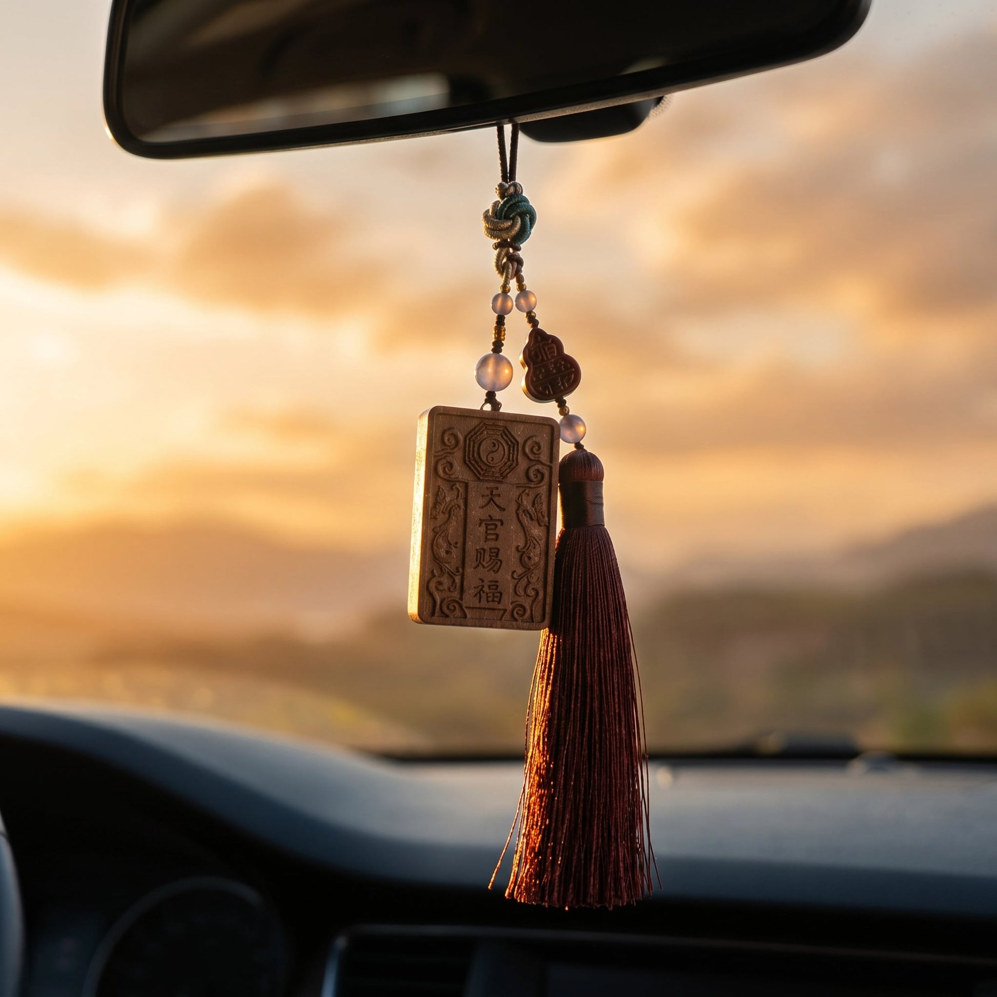 HERBAL SCENT Handcrafted Botanical Car Charm - Pet-Friendly & Qi-Reviving Drive — photo 10