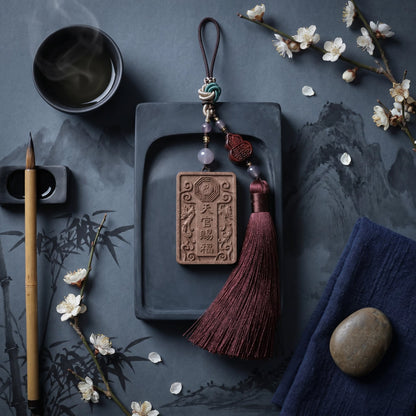 HERBAL SCENT Handcrafted Botanical Car Charm - Pet-Friendly & Qi-Reviving Drive — photo 8