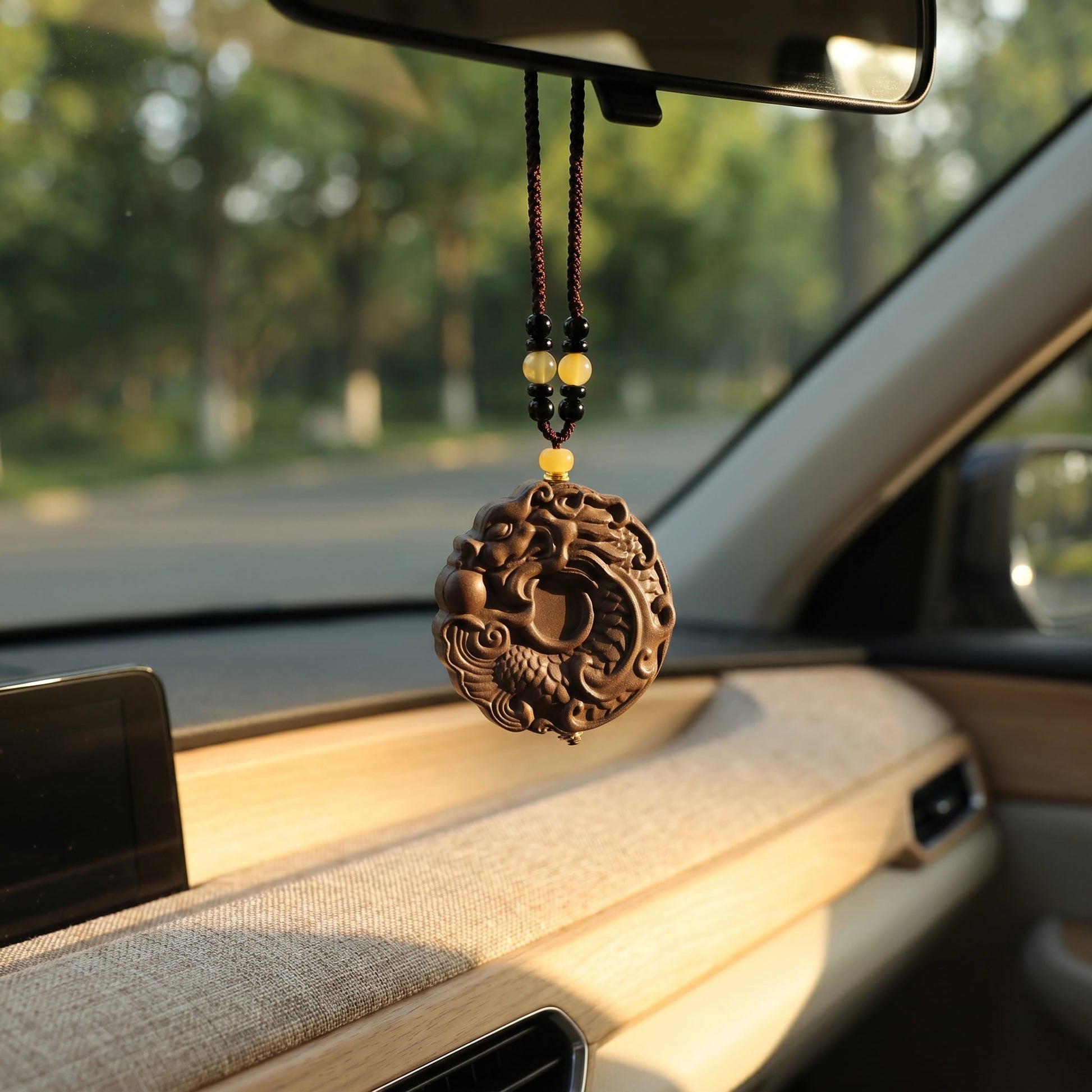 HERBAL SCENT "Dragon" Handcrafted Botanical Incense Pendant - Pet-Friendly & Auspicious Decor — photo 5