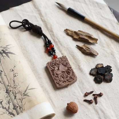 HERBAL SCENT Black Ginseng & Lychee Phoenix Pendant - Heritage Wellness Decor — photo 4