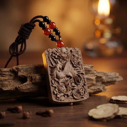HERBAL SCENT Black Ginseng & Lychee Phoenix Pendant - Heritage Wellness Decor — photo 3